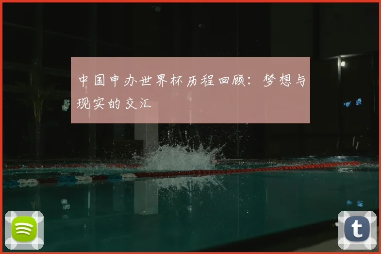 中国申办世界杯历程回顾：梦想与现实的交汇