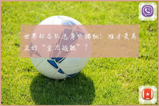 世界杯各队总身价揭秘：谁才是真正的“金元战舰”？